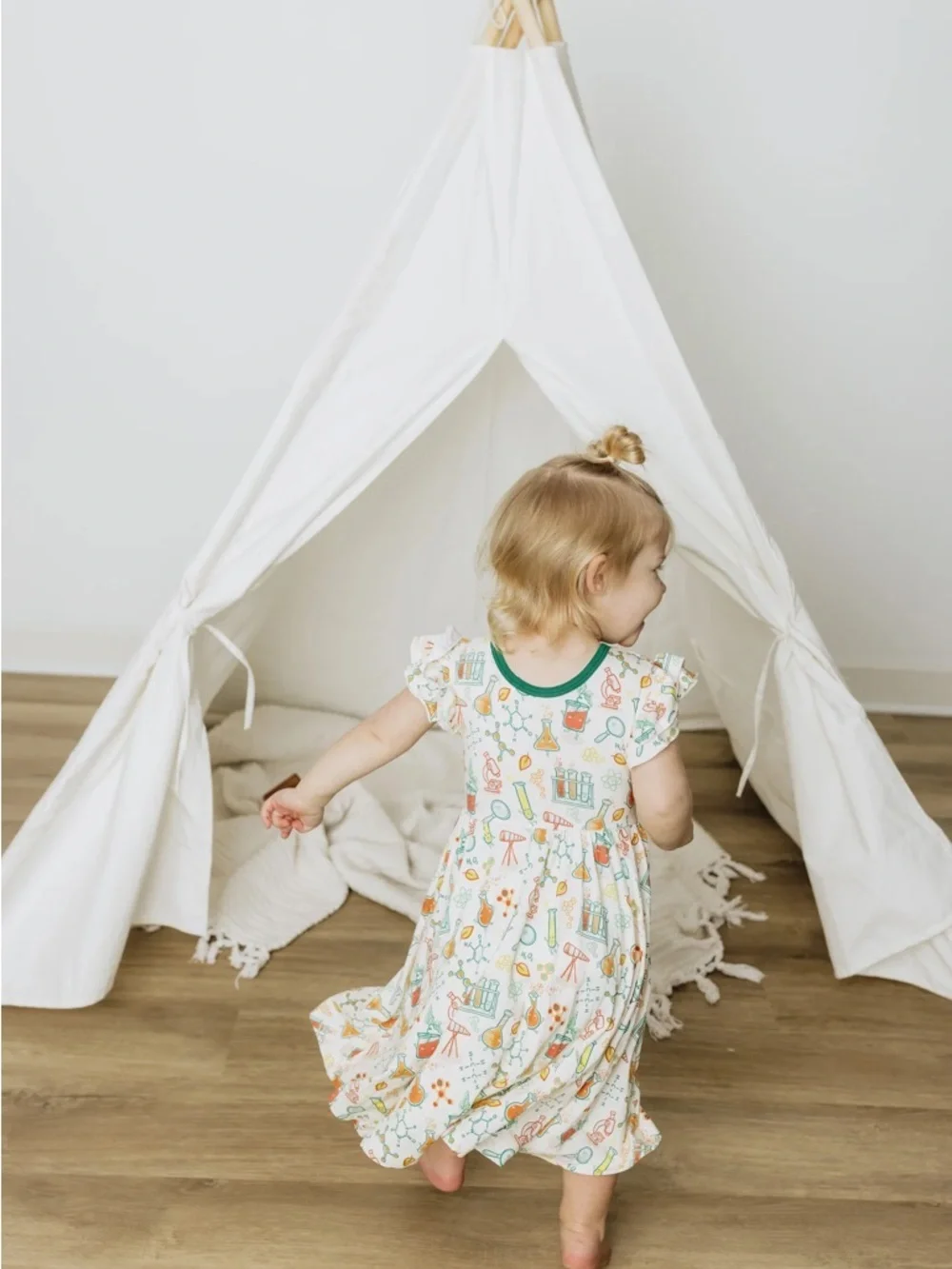 Sunny + Mama- Jackson’s Laboratory Bamboo Twirl Dress 2T